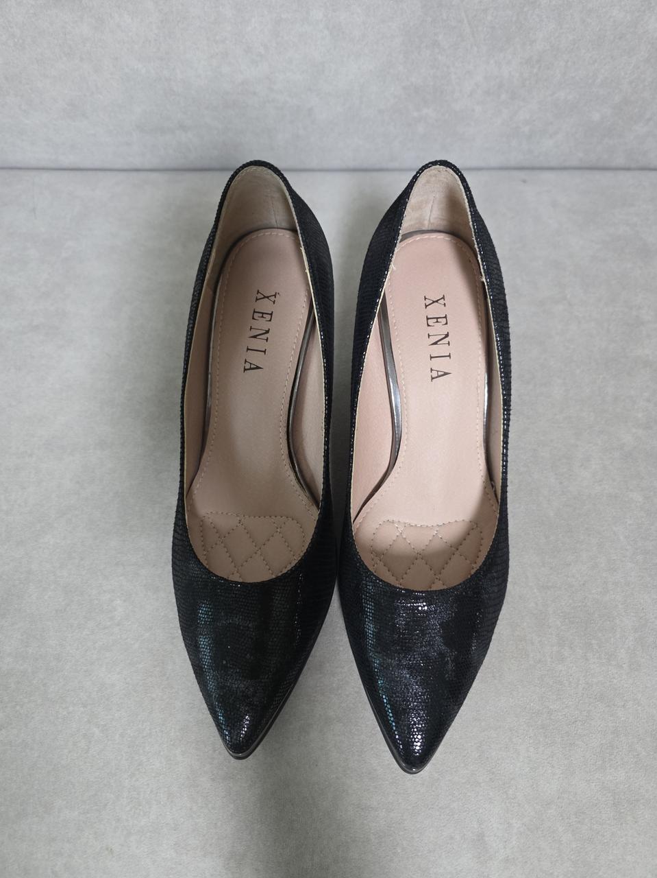 거의새거[금강제화]제니아 가죽 스틸레토 힐 블랙 235/여성 정장 구두