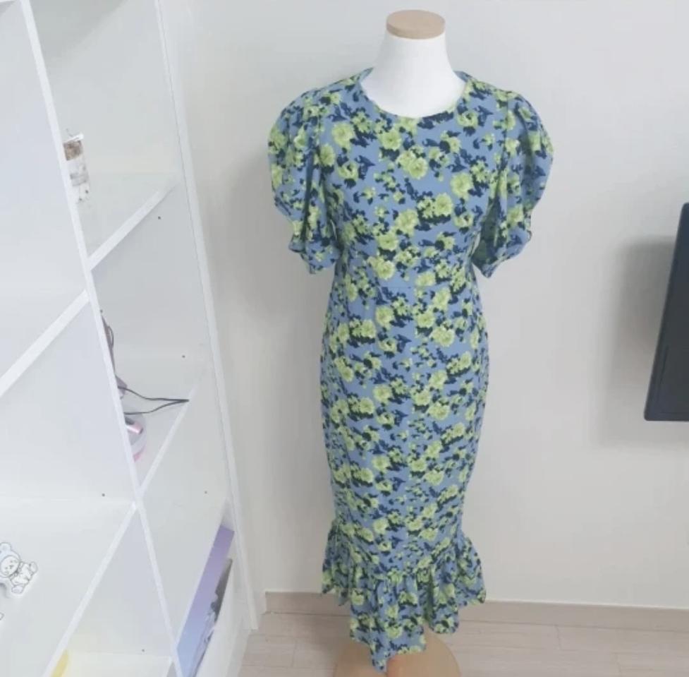 (새상품)휴양지 머메이드 롱원피스