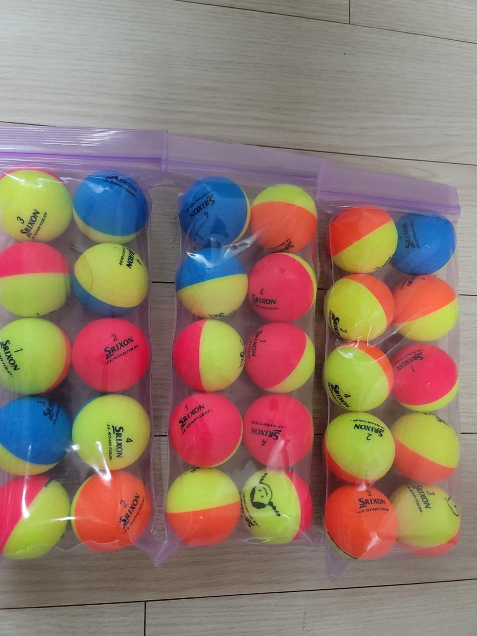 스릭슨 디바이드 반반볼 골프공 A+급