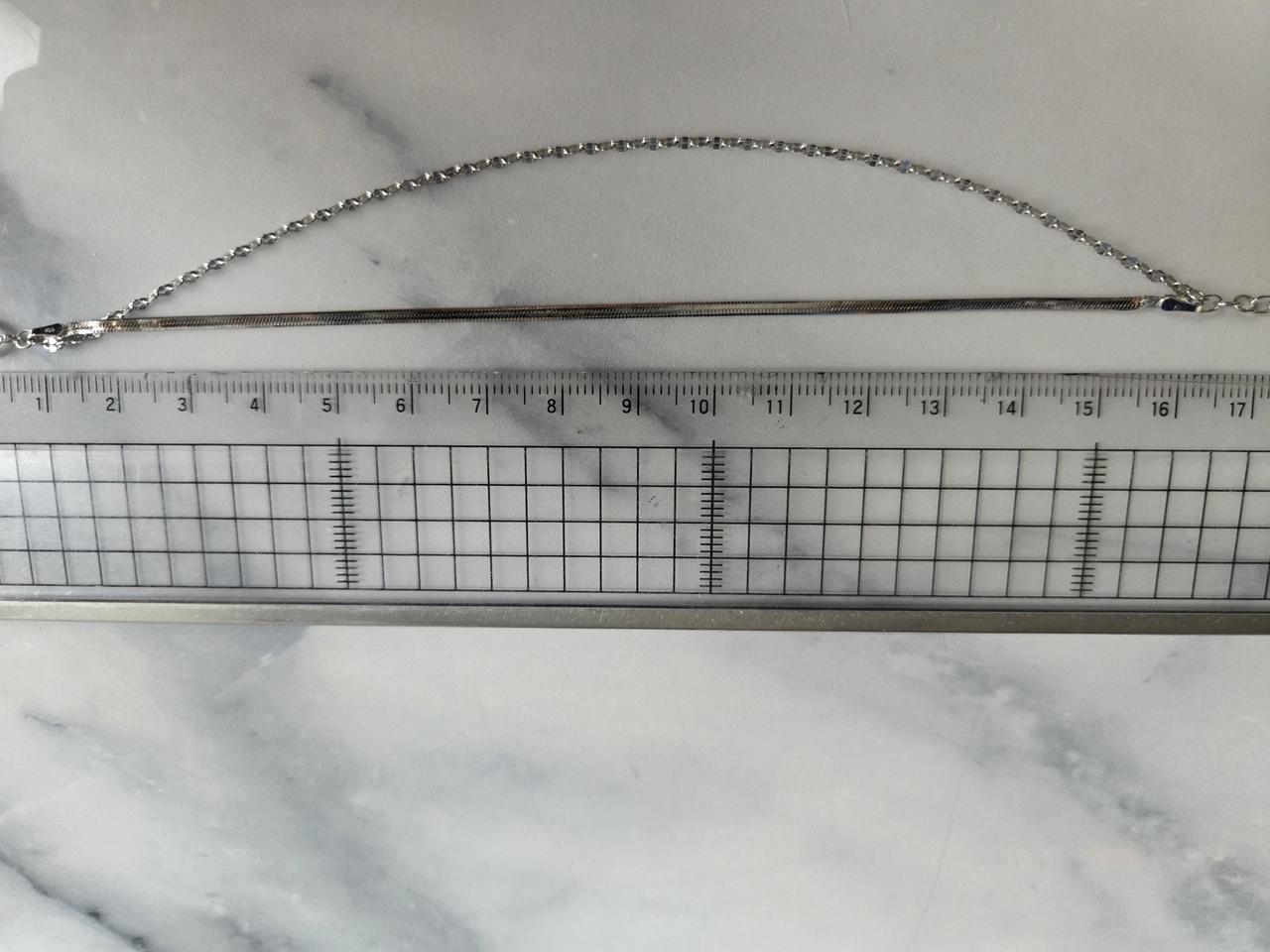 925실버 두줄 팔찌