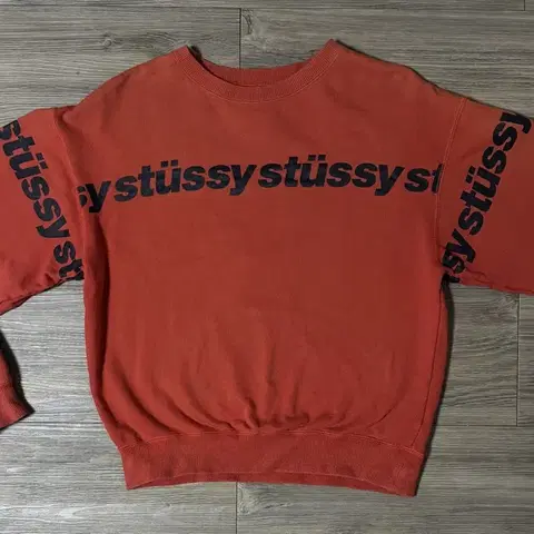 스투시 재팬 로고 프린팅 스웨트셔츠