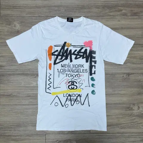 스투시 월드투어 페인트 티