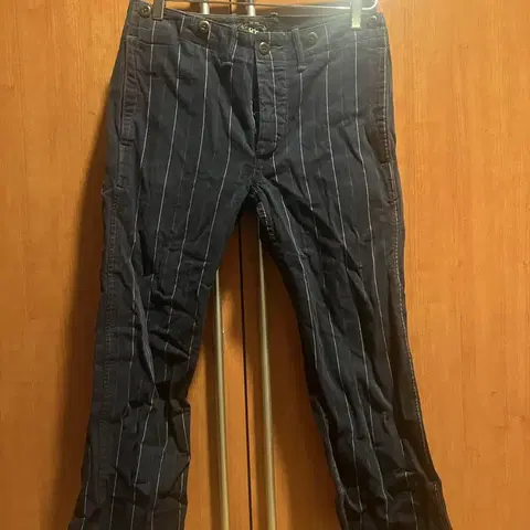 RRL 벨트 서스펜더 팬츠