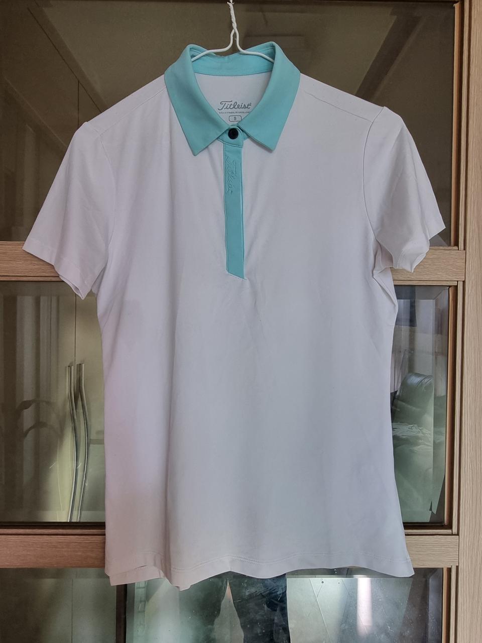 여성 반팔 골프웨어  스판 카라티 골프티