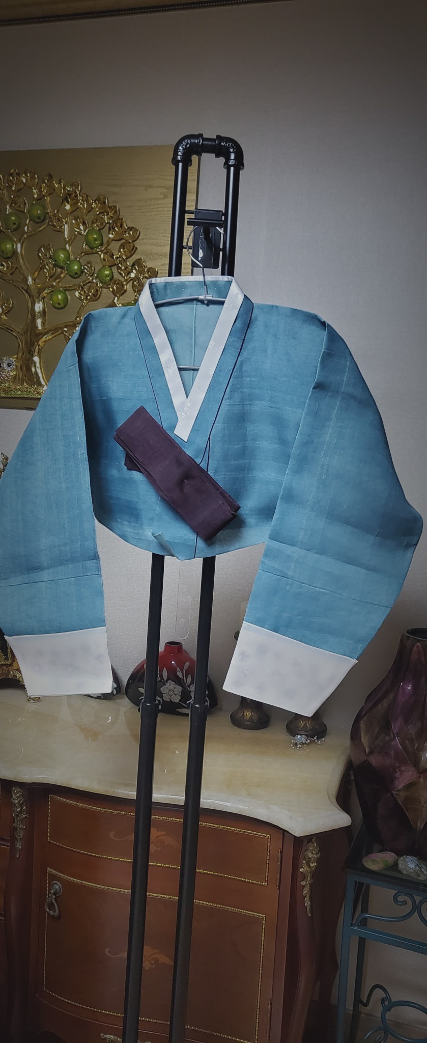 고급*한복저고리-66 반품44  총장35