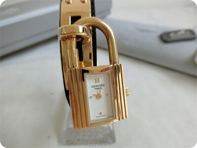 에르메스 켈리 워치 여성용 실버 금장