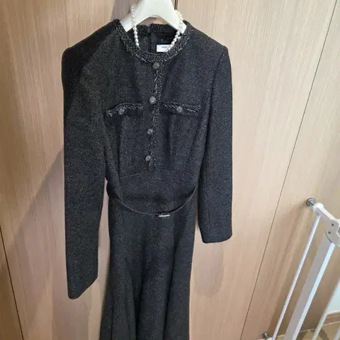 미샤 고퀄 벨티드 원피스