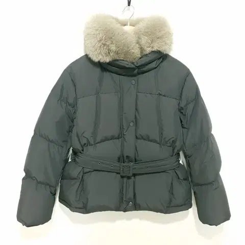 ZOOC 쥬크 사가폭스퍼 구스 다운 벨티드 숏 패딩 55_i5347