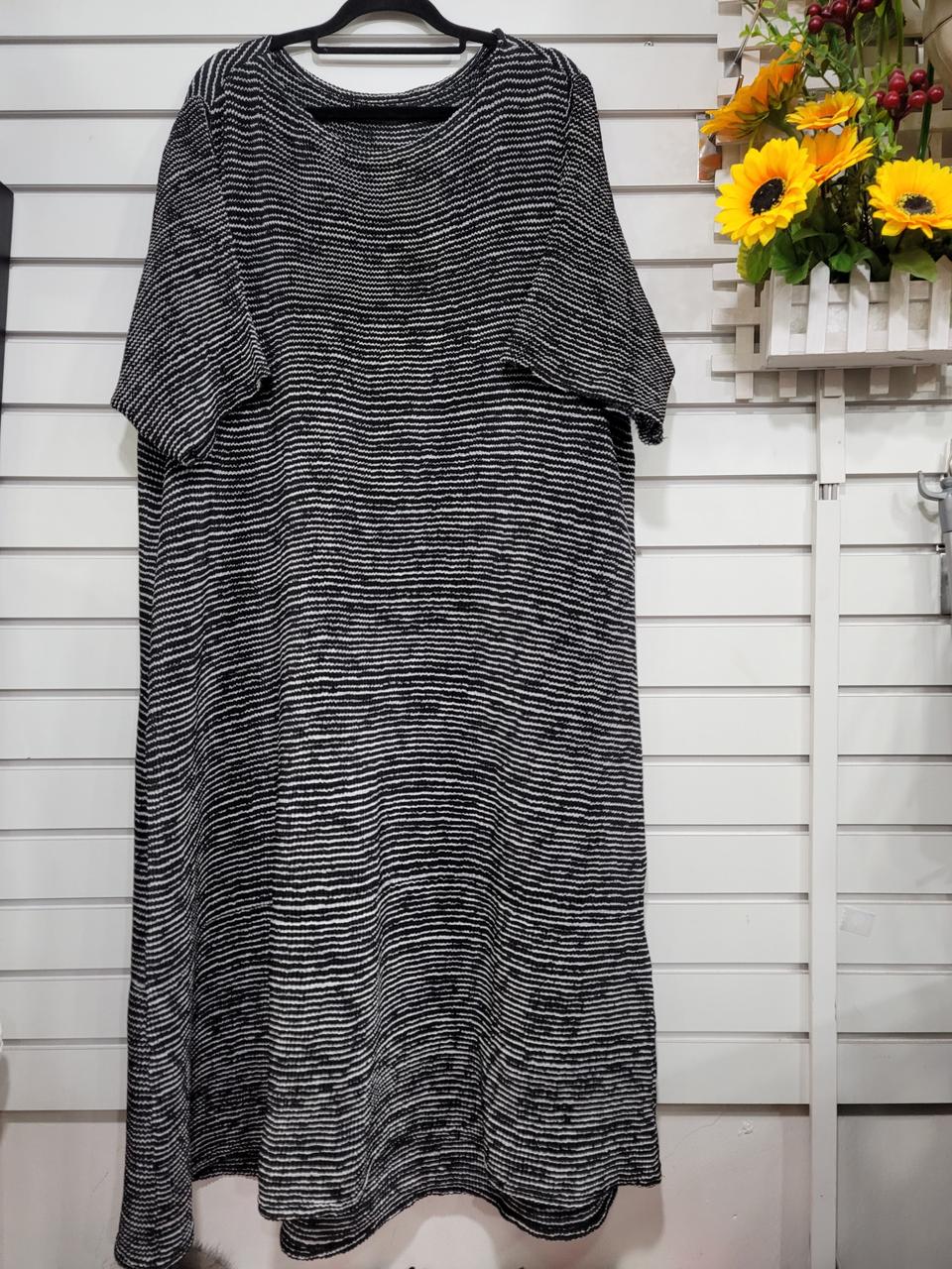 줄무늬 롱 원피스