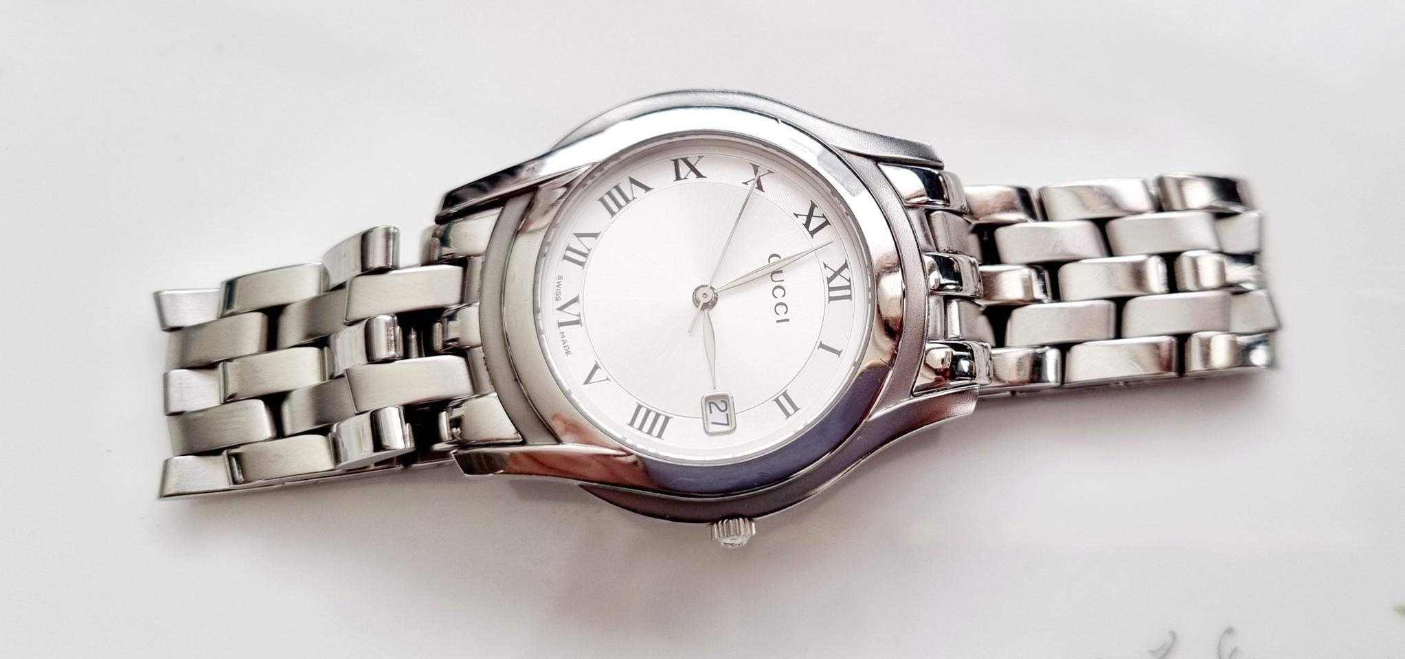 정품 구찌 5500M 남자시계