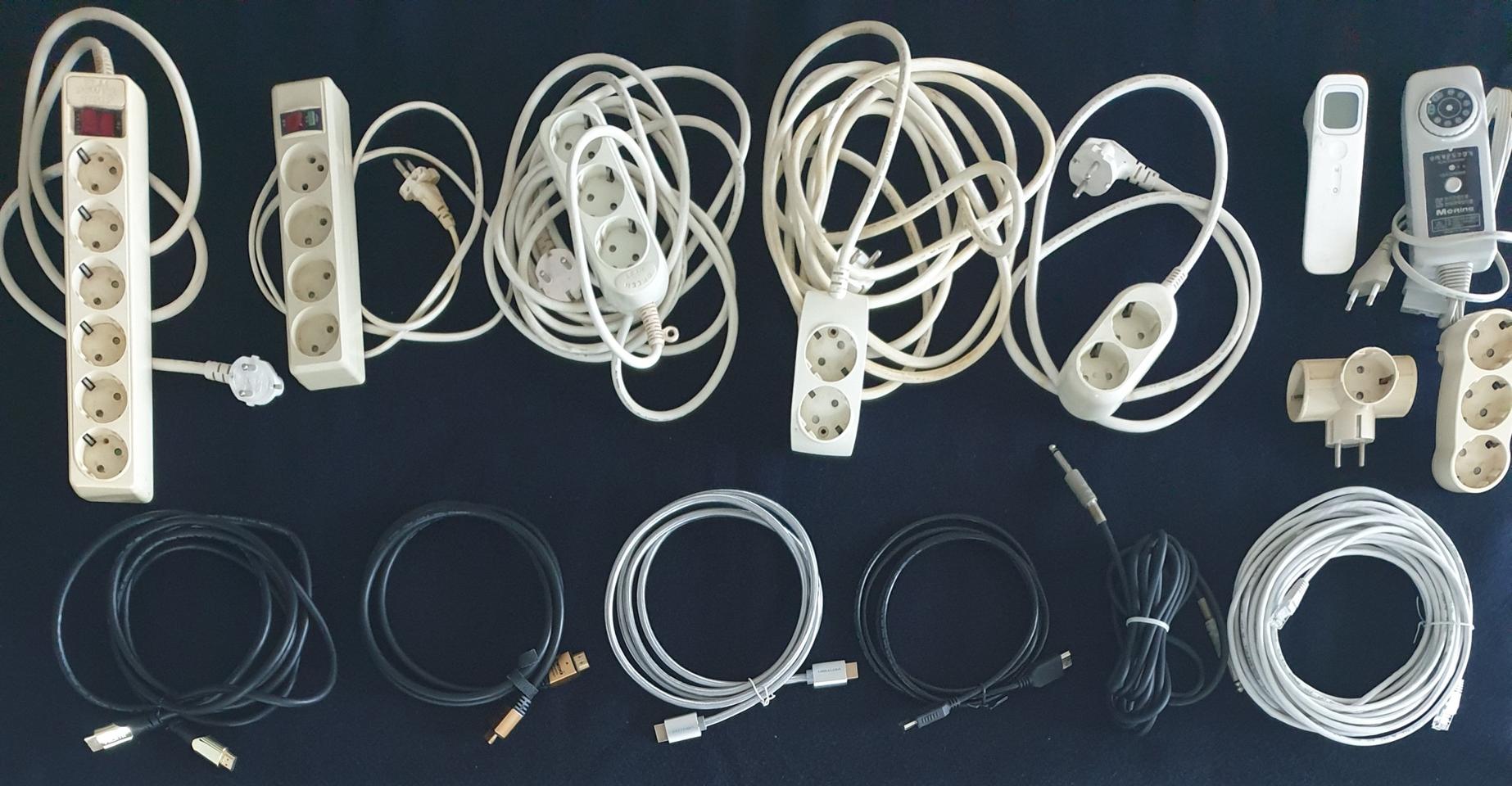 멀티탭 적외선 온도계 온도조절기 hdmi 랜선 케이블 팝니다