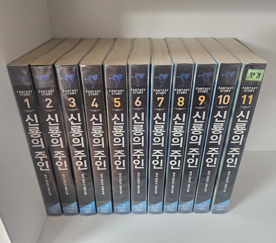 [소설책/중고]신룡의 주인 1~11권(완결)/무료배송