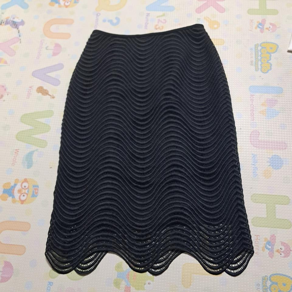CAROLINE 블랙 레이스 스커트 중국고가 브랜드 약 50만원대