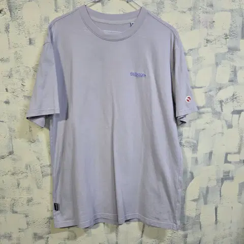 아웃도어 라운드 반팔티 M