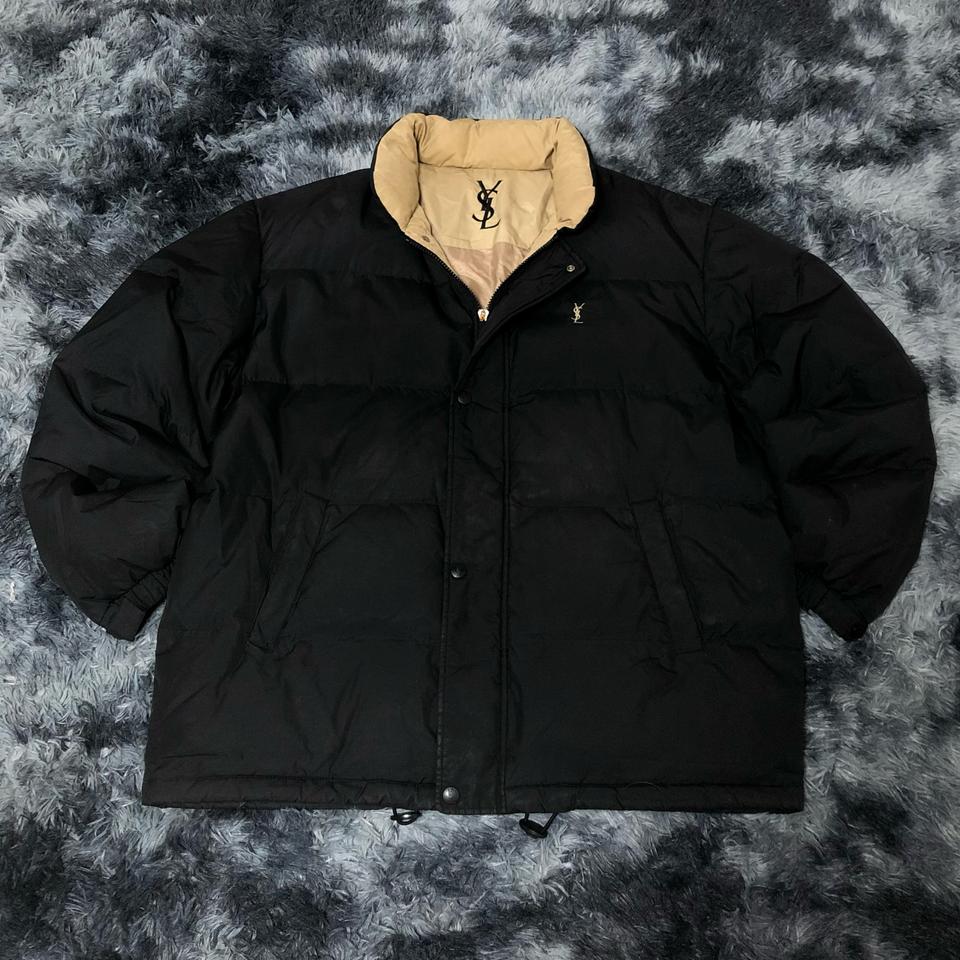 입생로랑 미니멀 덕다운 패딩 점퍼