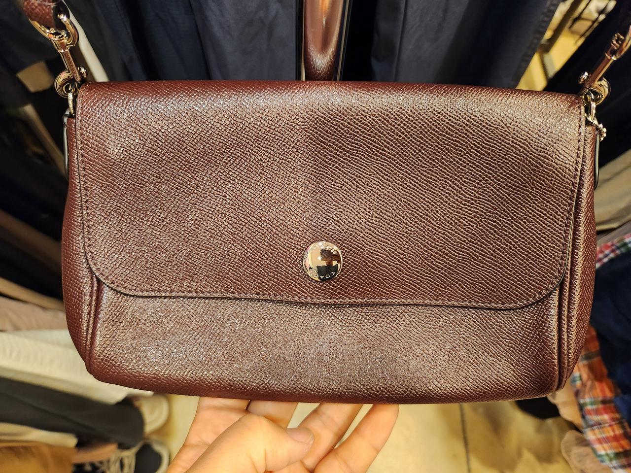 코치 양면 크로스백