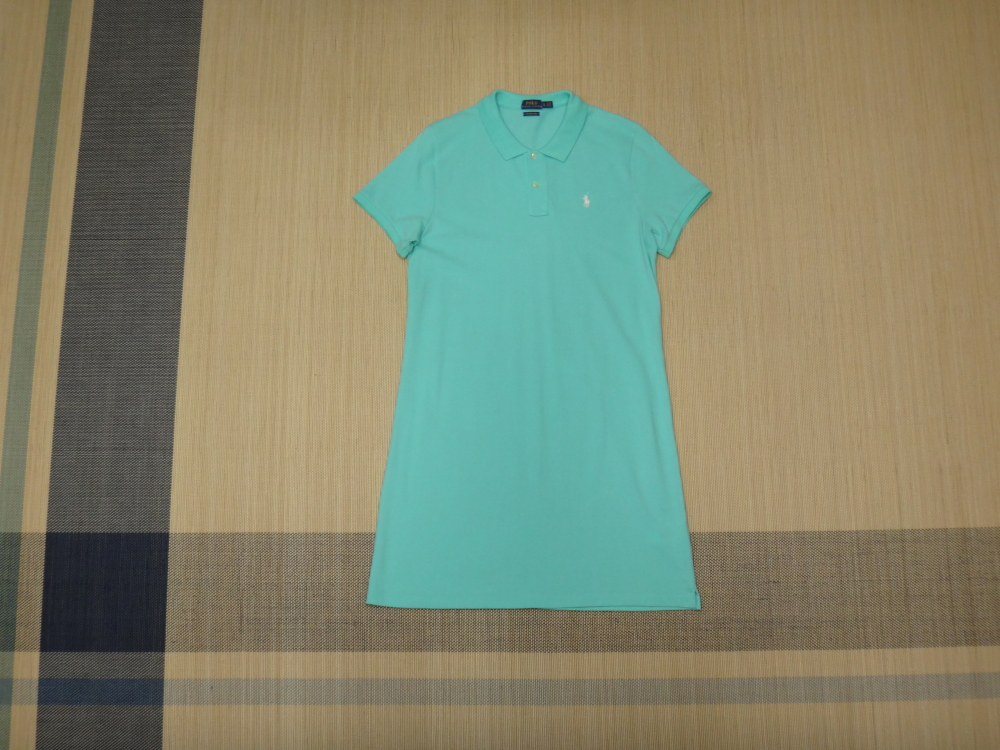 (XL) 폴로 랄프로렌 여성 미니 반팔 카라 원피스