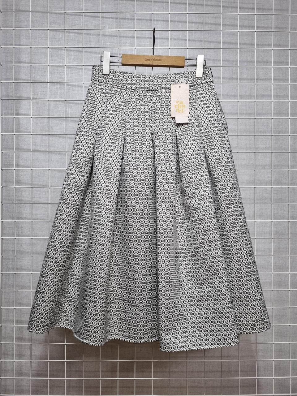 (새상품) 까사렐 자가드 스커트 28인치