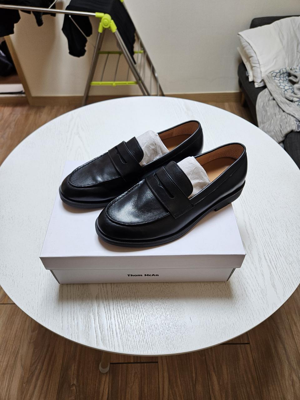 톰맥캔 소가죽 리옹 01 남자 로퍼 블랙 새상품