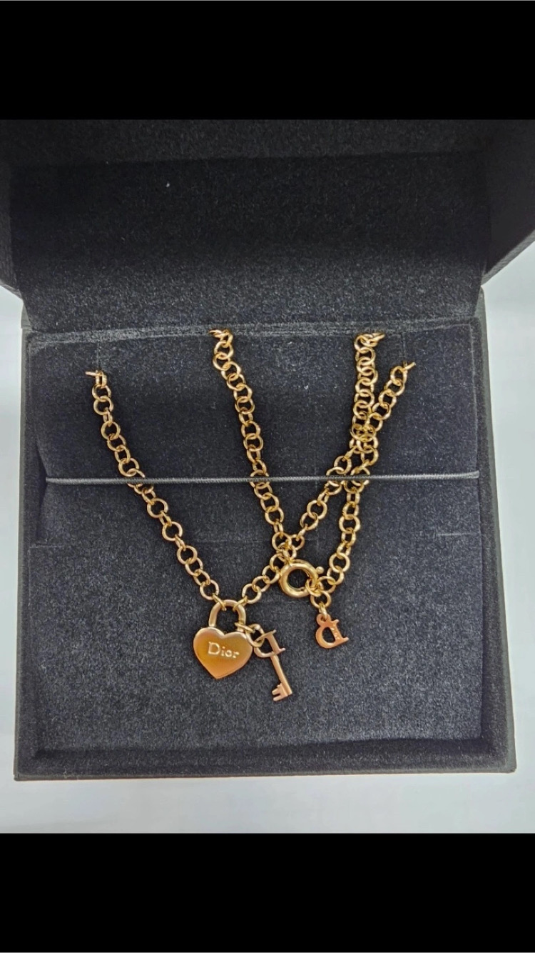 정품 디올 목걸이 빈티지