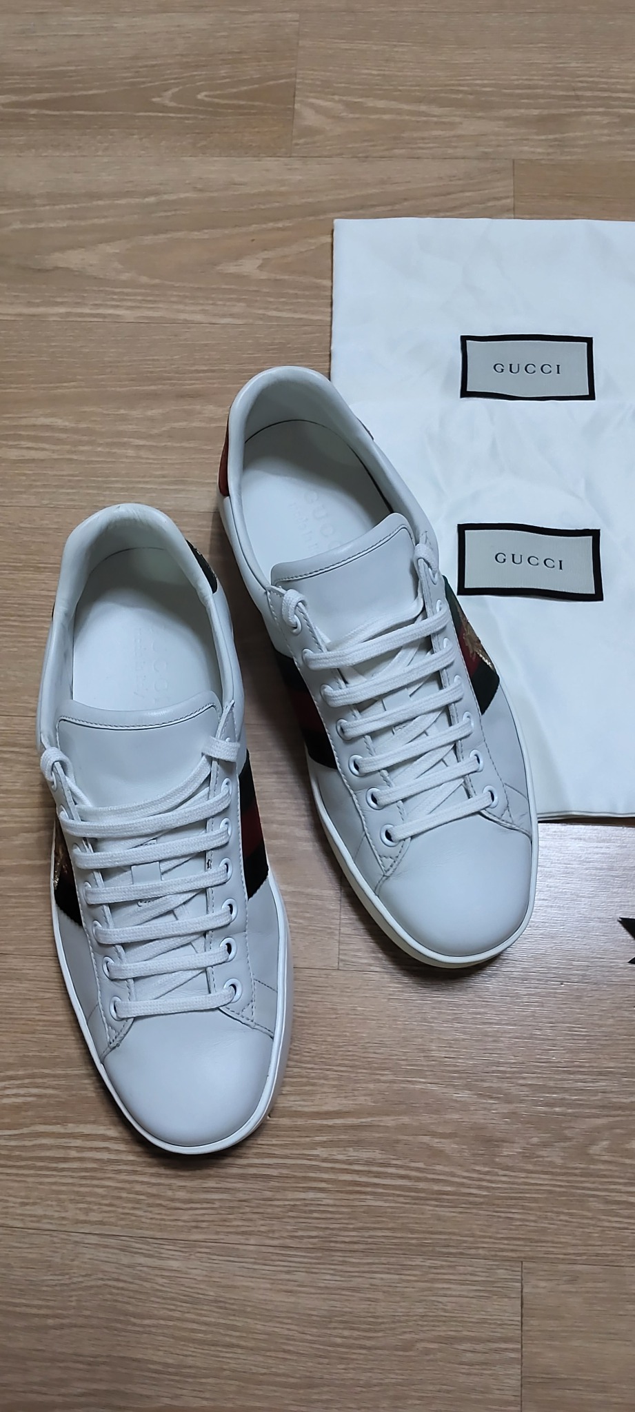 (6/255)구찌신발 에이스 꿀벌자수 구찌운동화 스니커즈