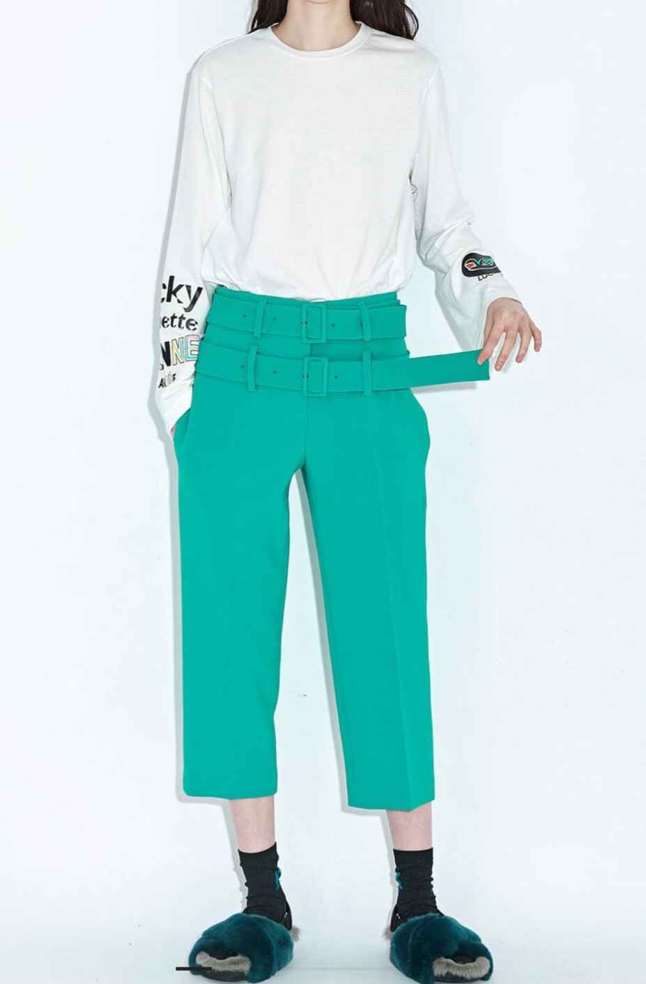 새제품) 럭키슈에뜨 바지 36  55사이즈