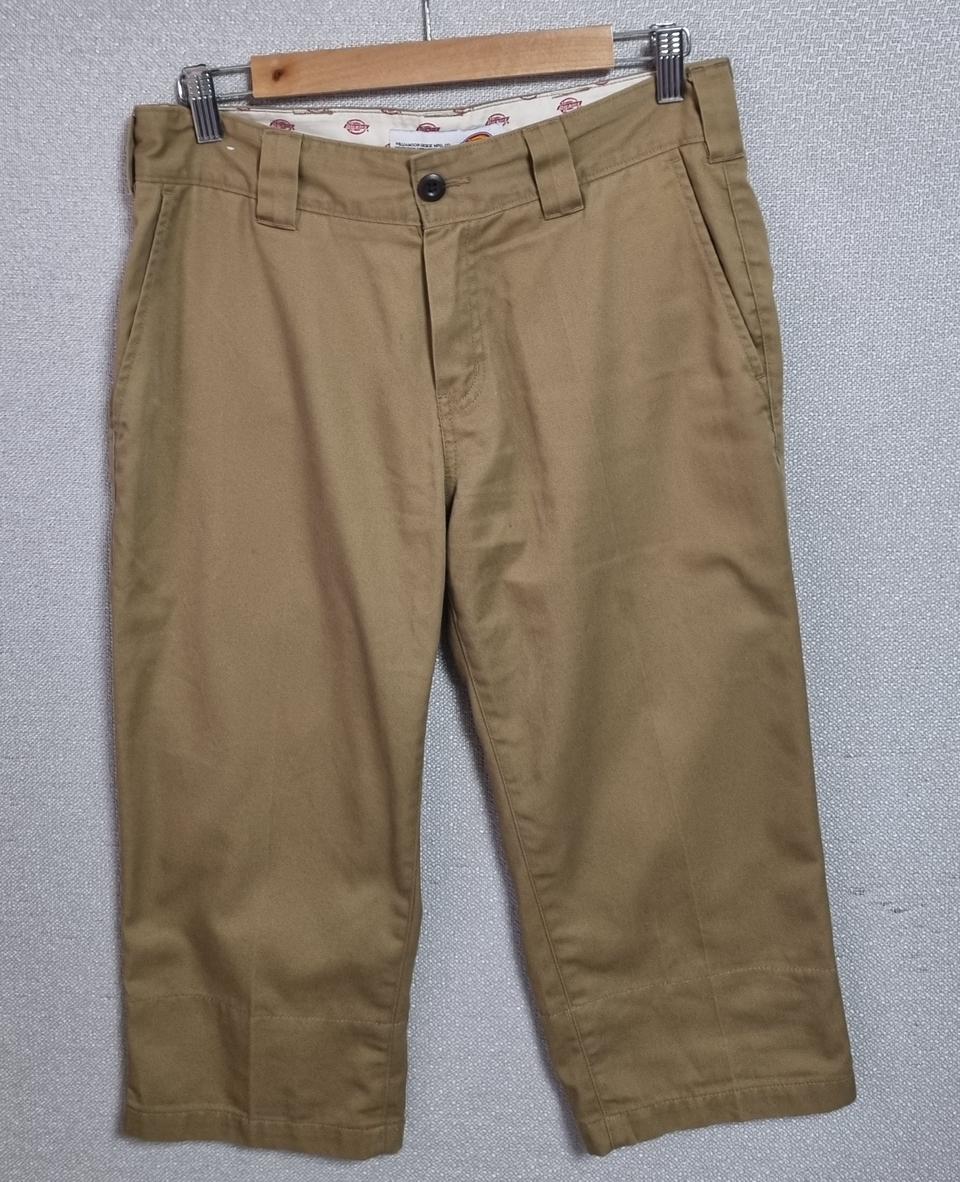 30) 디키즈 진베이지 면 반바지 