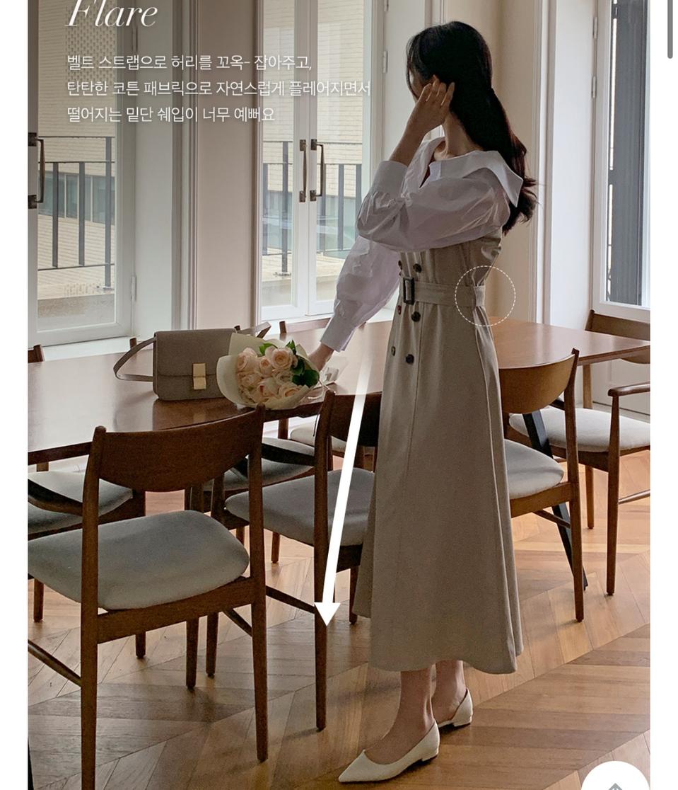 A라인셔츠원피스