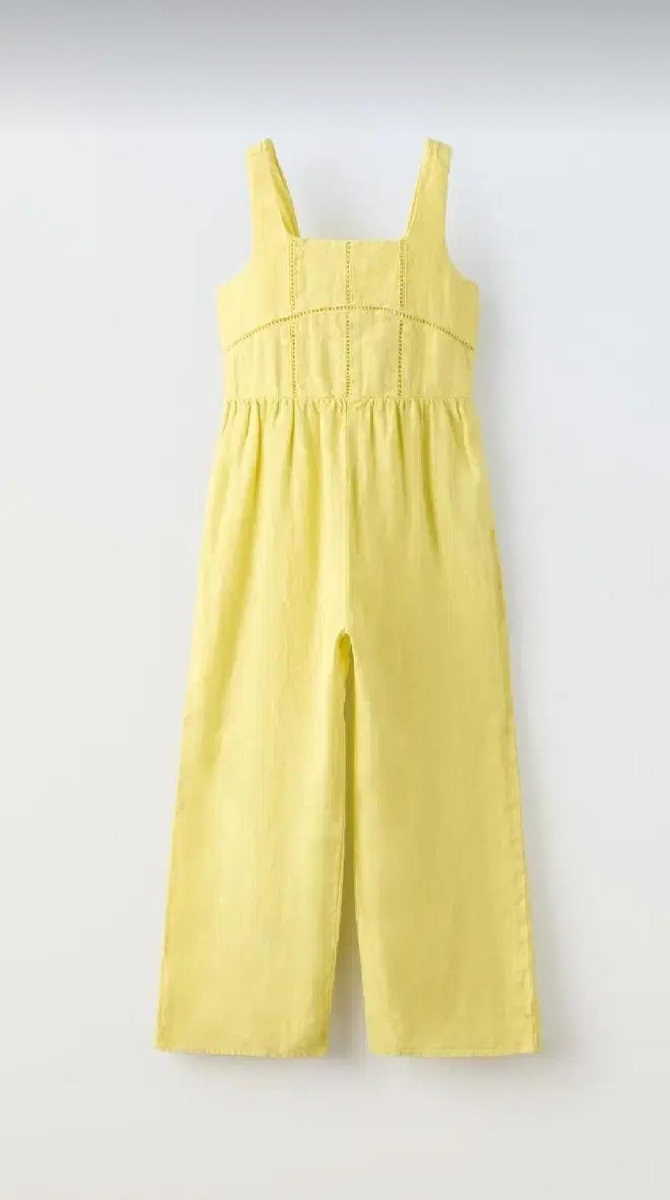 자라키즈 리넨 롱 점프수트 새상품