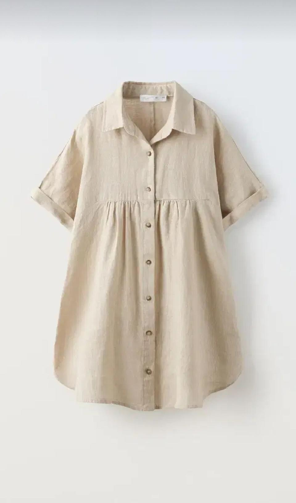 자라키즈 리넨 원피스 6-7y 새상품