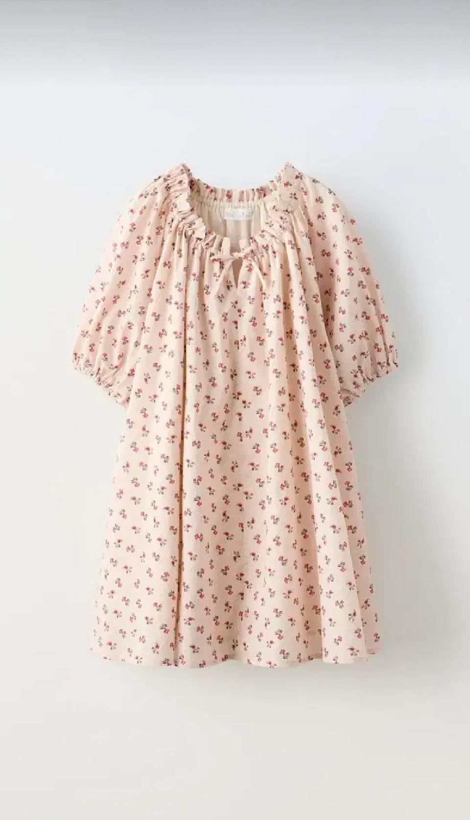 자라키즈 칠리 프린트 원피스 6y 새상품