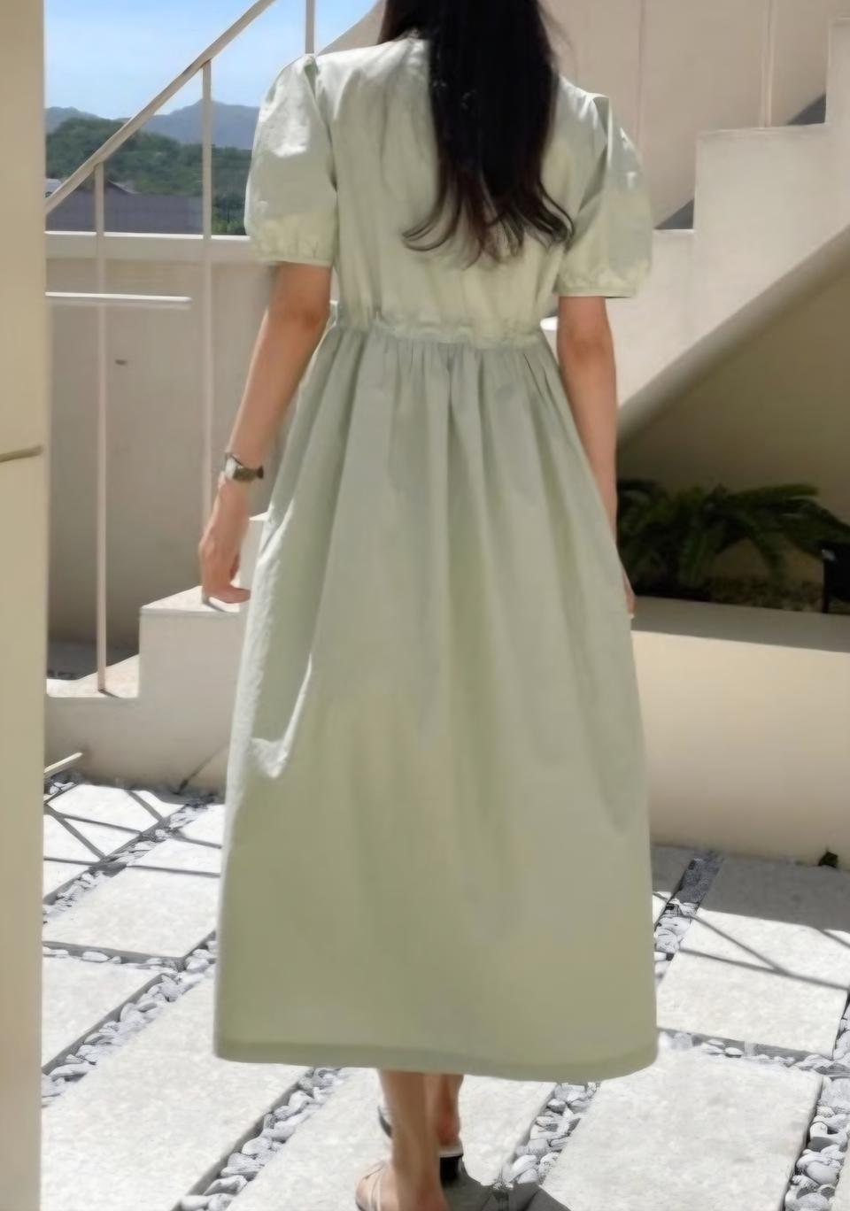 바스락 롱원피스