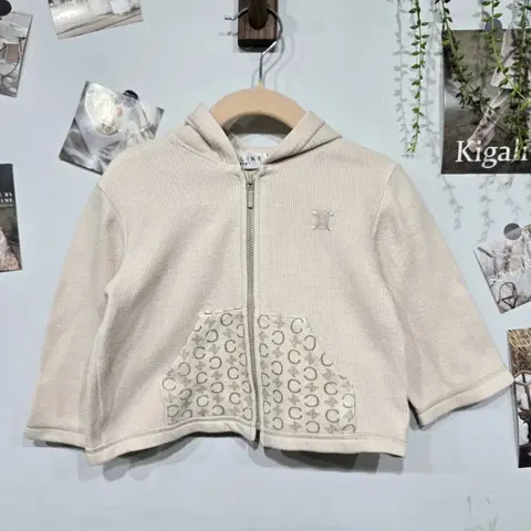 셀린느 아동 후드 집업 후드티 자켓