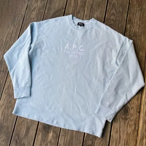 (L) APC 아페쎄 오버핏 맨투맨 긴팔티