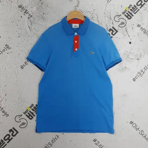 라코스테 LACOSTE 반팔 카라티 스카이블루 3(95) 1000383