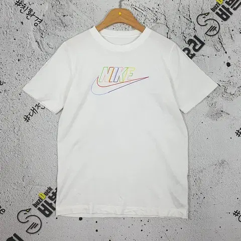 나이키 NIKE YB 반팔 티 화이트 75 1000390