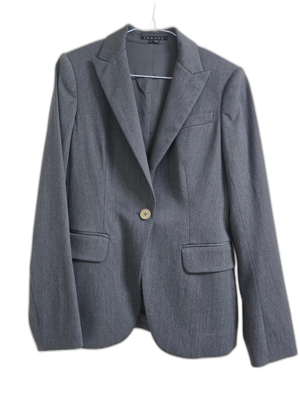 띠어리 theory 그레이 회색 블레이저 사이즈 2