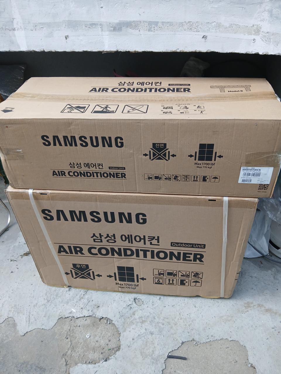 삼성무풍 9평 박스미개봉  에어컨