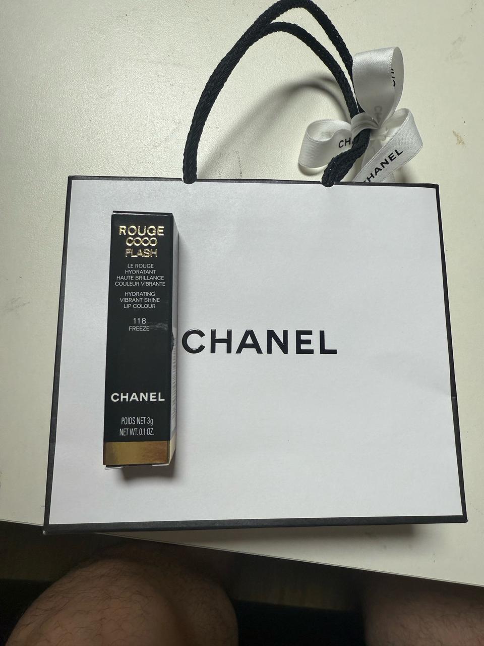 샤넬 루즈 코코 플래쉬 118호 프리즈 FREEZE (쿨톤 핑크립)