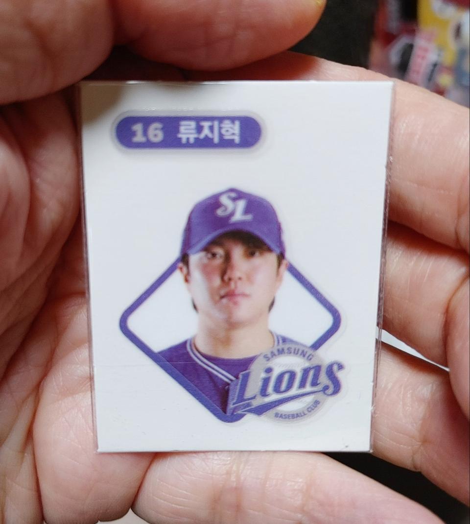 삼성 라이온즈 류지혁 띠부씰