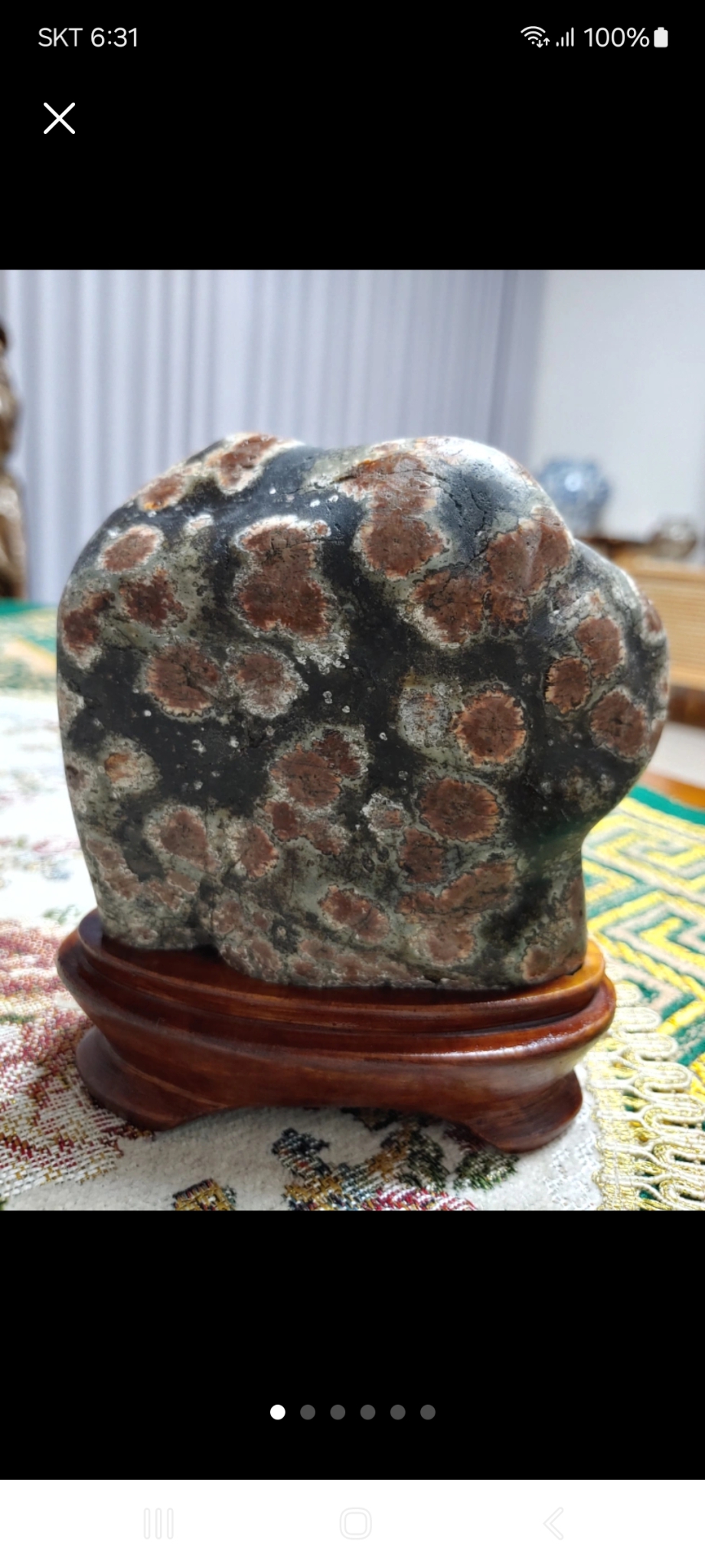 11.   13 센치청송꽃돌