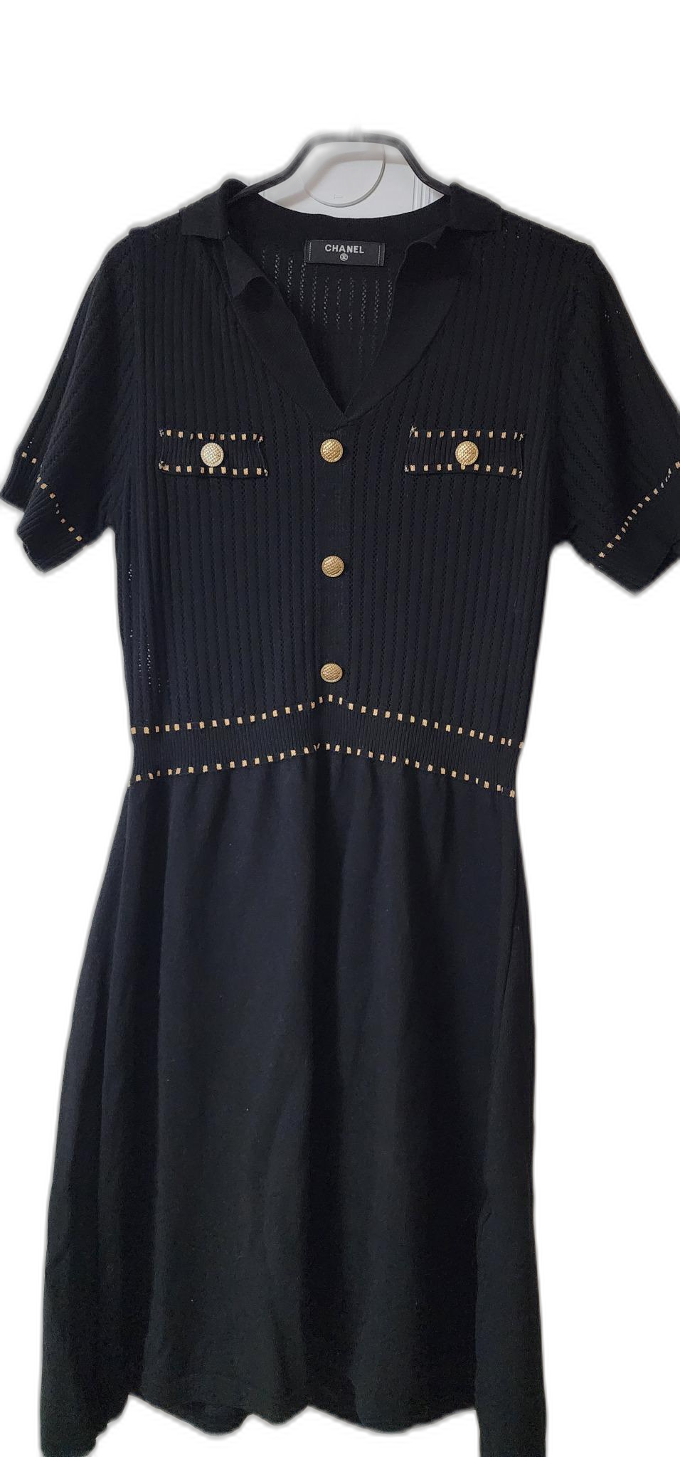 샤넬 프라다 버버리 크로쉐 니트 원피스