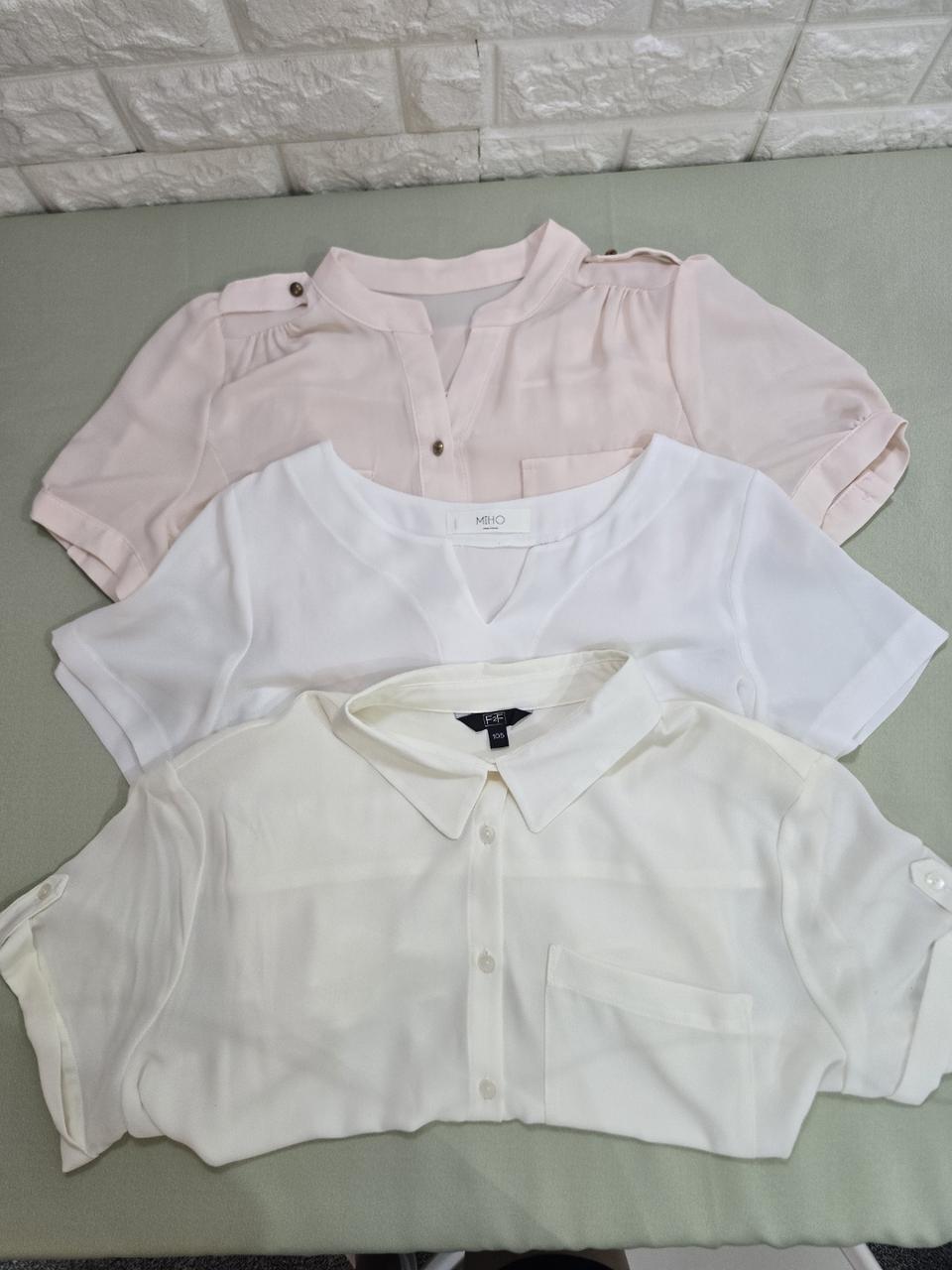 쉬폰블라우스 3종 일괄판매!