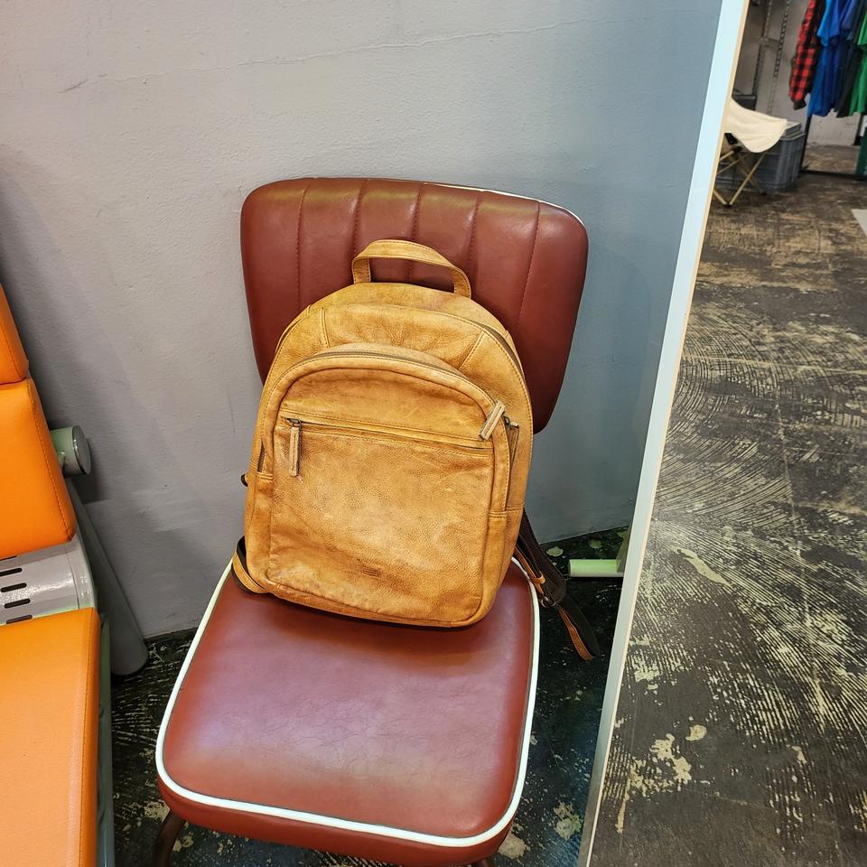 레더 백팩
