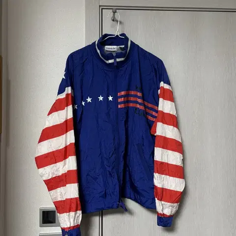 90s 리복 미국 성조기 올드스쿨 바람막이