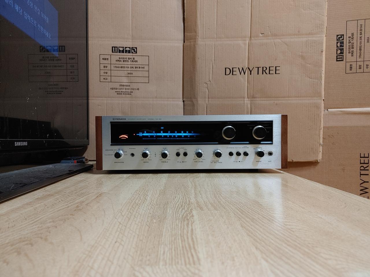 파이오니아 PIONEER 리시버 앰프 SX 90 (오디오 스피커