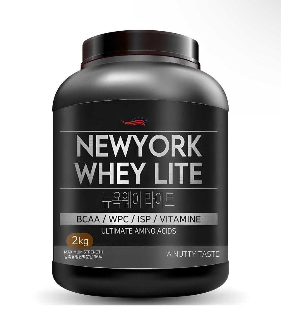 뉴욕 웨이 라이트 초코 곡물맛 2kg 단백질보충제 단백질쉐이크 프로틴