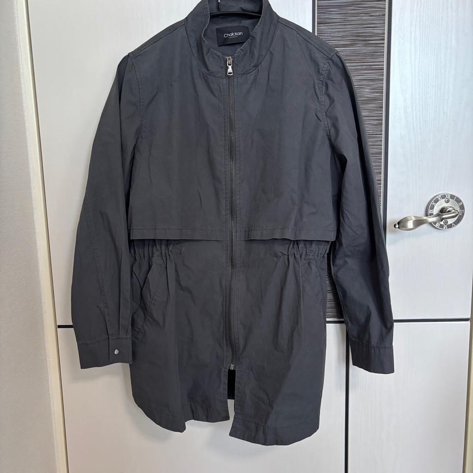 차콜 나일론 스트링 자켓