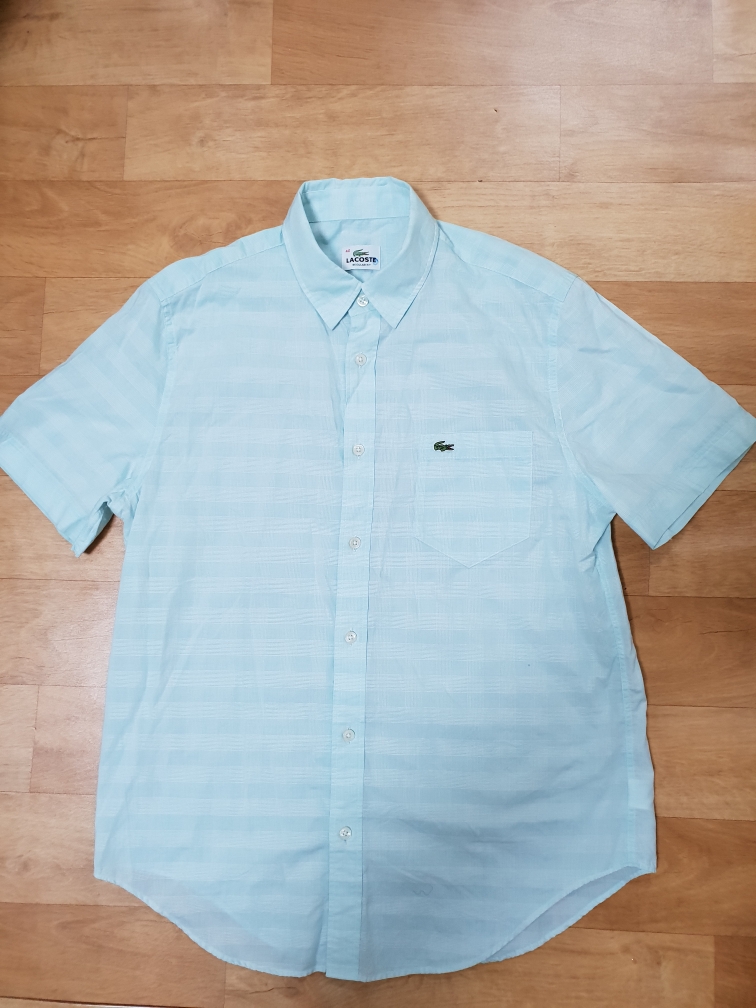 거의새것 정품 남성 라코스테 반팔셔츠 100