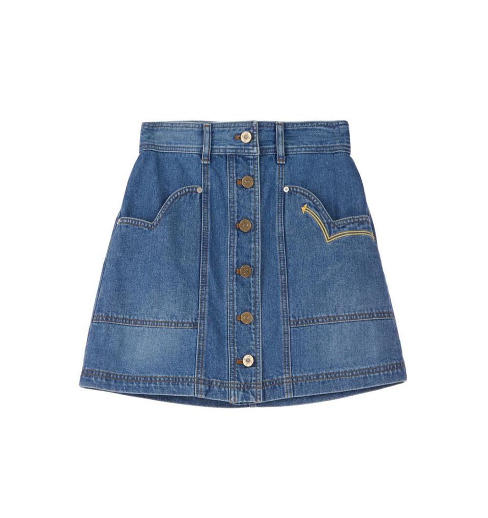 럭키슈에뜨 데님 스커트 36 55사이즈